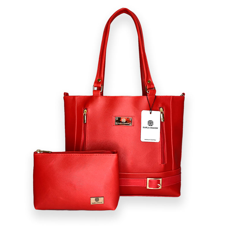 Bolso Dama Karla Chacon Gigi Rojo