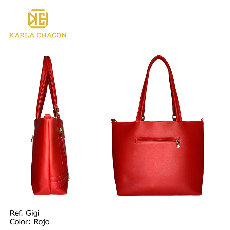 Bolso Dama Karla Chacon Gigi Rojo