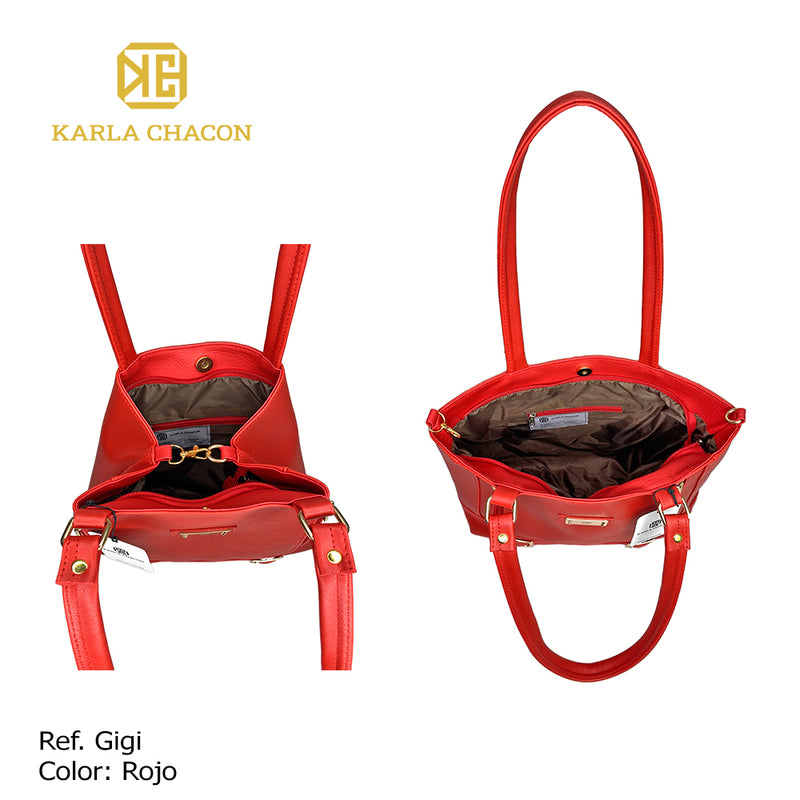 Bolso Dama Karla Chacon Gigi Rojo