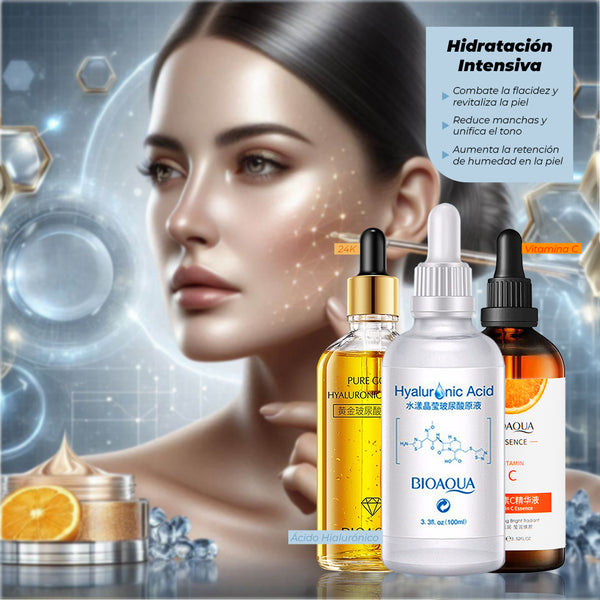 HIDRATACION INTENSIVA + SERUM 24K 100ML