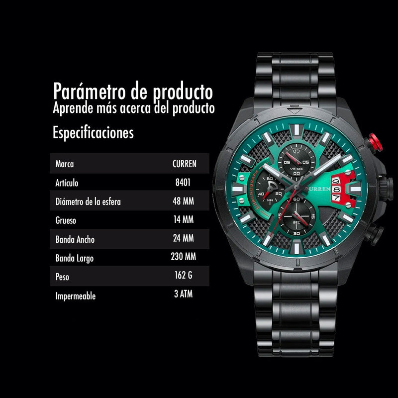 Reloj Curren  Cuarzo Acero Inoxidabl